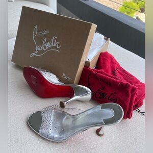 Christian Louboutin Degramule Strass Sandal